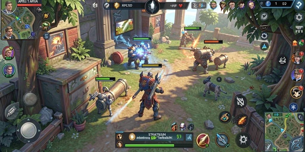 Tampilan gameplay seru dan strategis dari API77.