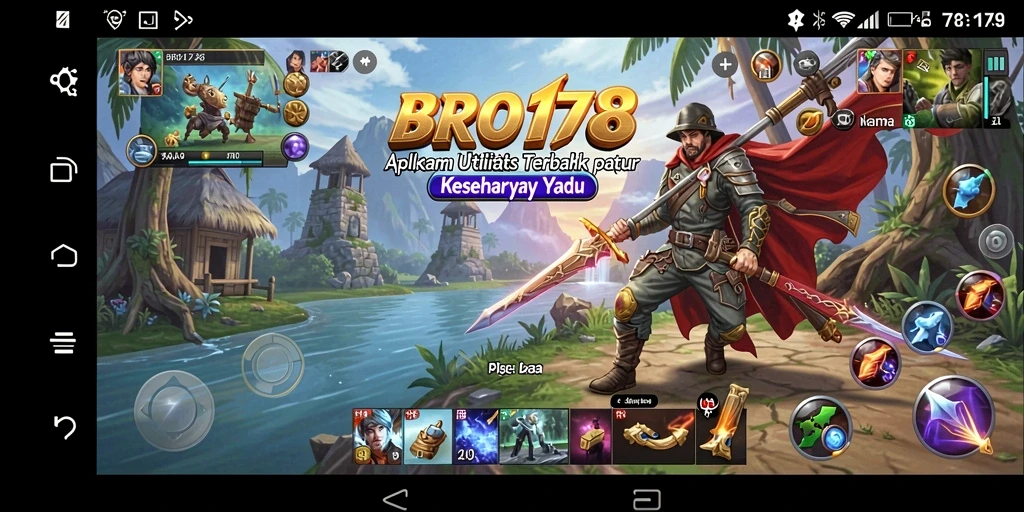 Screenshot BRO178 menampilkan antarmuka pengguna yang intuitif dan fungsional.