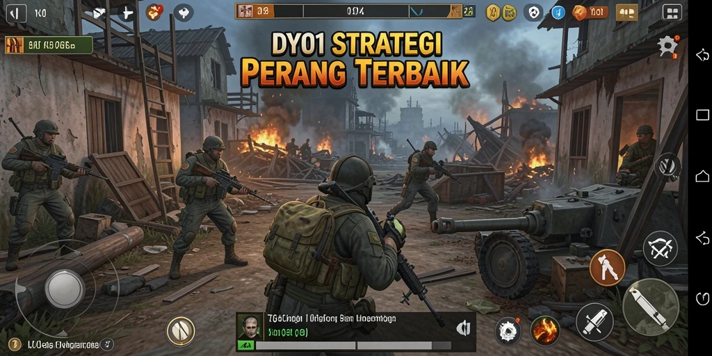 Tangkapan layar gameplay DY01 yang menunjukkan aksi strategi seru.