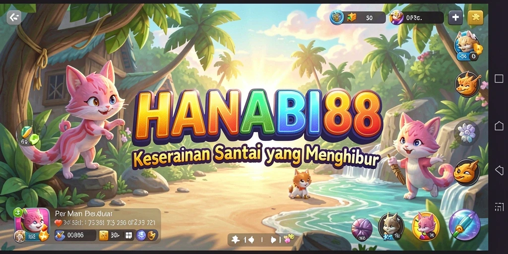 Tampilan gameplay HANABI88 yang seru dan menghibur.