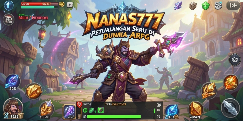Tangkapan layar NANAS777 menampilkan pertempuran seru di dunia ARPG.