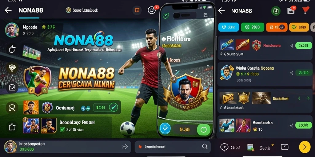 Tampilan gameplay Sportsbook yang menarik di aplikasi NONA88.