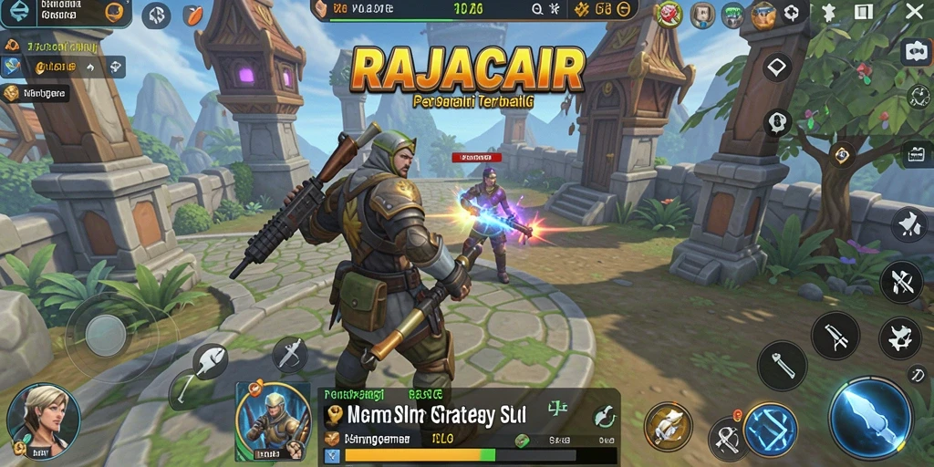 Tampilan permainan RAJACAIR yang menarik dengan unsur strategi mendalam.