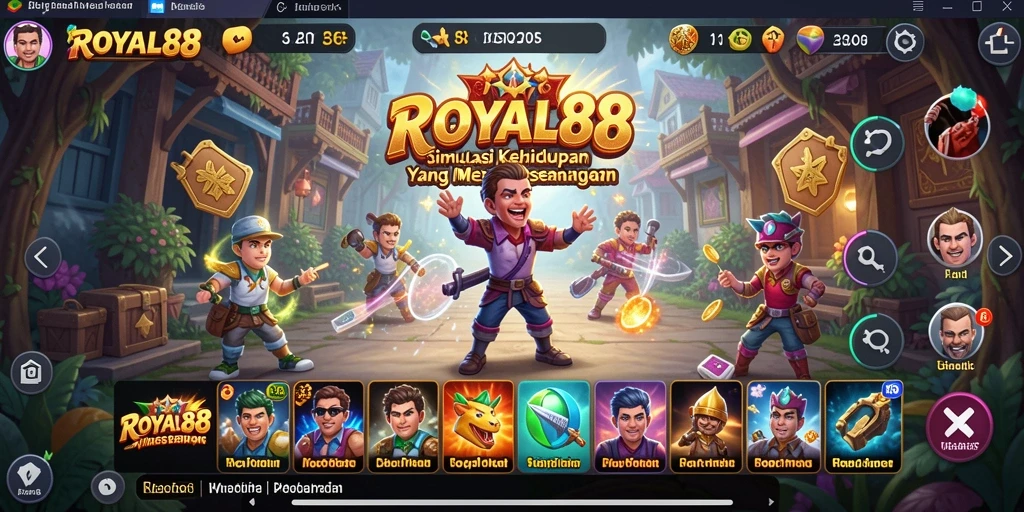 Gameplay menarik dari ROYAL88 dengan interaksi sosial yang dinamis.