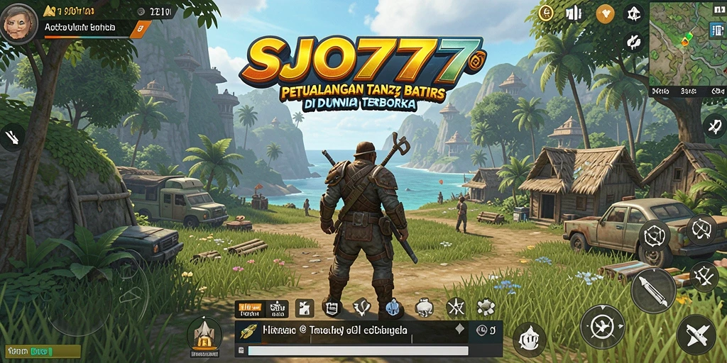 Screenshot menampilkan aksi seru di dunia terbuka SJO777.