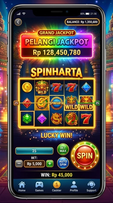 Informasi aplikasi lengkap yang tersedia di spinharta.